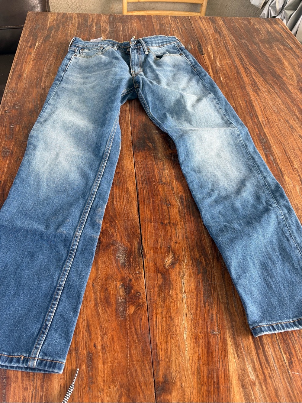 Levi's Light Blue Straight-Leg Jeans